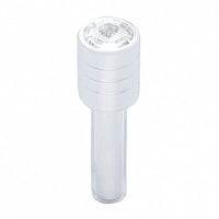 Chrome Door Lock Knob With 7/16" - Amber, Blue, Clear, Green or Purple Crystal (2pc/set)