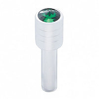 Chrome Door Lock Knob With 7/16" - Amber, Blue, Clear, Green or Purple Crystal (2pc/set)