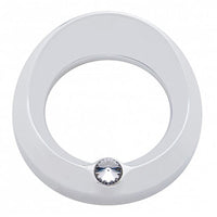 Signature Series Gauge Bezel With Visor & Crystal For 3-3/4" DIA Speed/Tachometer Gauge (Various Colored Crystals)