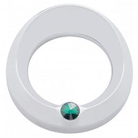 Signature Series Gauge Bezel With Visor & Crystal For 3-3/4" DIA Speed/Tachometer Gauge (Various Colored Crystals)