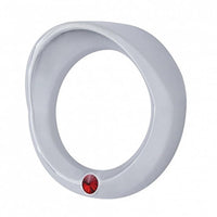 Signature Series Small Gauge Bezel With Visor For 2006+ Peterbilt (Various Colored Crystals)