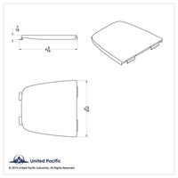 Chrome Door Speaker Mesh Cover For Freightliner Century (2003-2008), & Columbia (2007-2014)