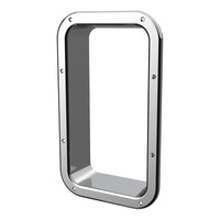 Chrome Interior View Window Trim For Kenworth W900L (1990-2005) And T800 (1986-2005)