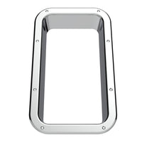 Chrome Interior View Window Trim For Kenworth W900L (1990-2005) And T800 (1986-2005)