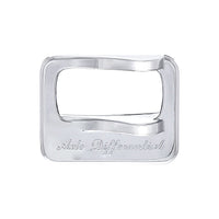 United Pacific - Chrome Plastic Rocker Switch Cover For Peterbilt - Axle Differential