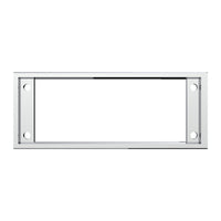 Chrome Plastic A/C Control Dash Panel Bezel For Kenworth W900 (1990-2005) & T800 (1986-2005)
