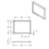 United Pacific - Kenworth Center Dash Indicator Bezel - Automatic