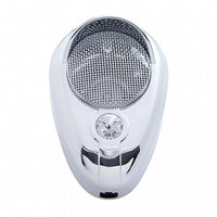 Signature Chrome C.B. Microphone Cover - Indented, Clear, Green or Purple Crystal
