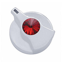 United Pacific - Timer Knob With Blue Crystal For Peterbilt (Blue, Clear, Green, Purple, Red or Smoke Crystal)