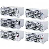 United Pacific - A/C Vent For Volvo (Indented, Blue, Clear, Green, Purple or Red Crystal)