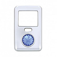 Rocker Switch Cover With Crystal For 1998-2018 Volvo VNL (Amber, Blue, Clear, Green, Purple or Red Crystal)