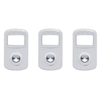 Rocker Switch Cover For Kenworth/Peterbilt - Indented, Blue, Clear, Green, Purple or Red Crystal (Card of 3)