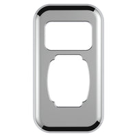 United Pacific - Chrome Plastic Dimmer Switch Trim For Peterbilt