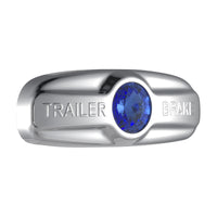 Trailer Brake Cover W/Crystal For Freightliner Century (1996-2011), Columbia (2001-2017) - Blue, Clear, Green, Purple or Red