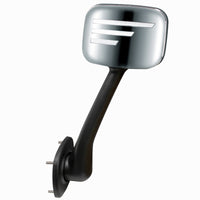 Chrome Hood Mirror Assembly With Sequential LED Turn Signal For 2008-2017 Freightliner Cascadia