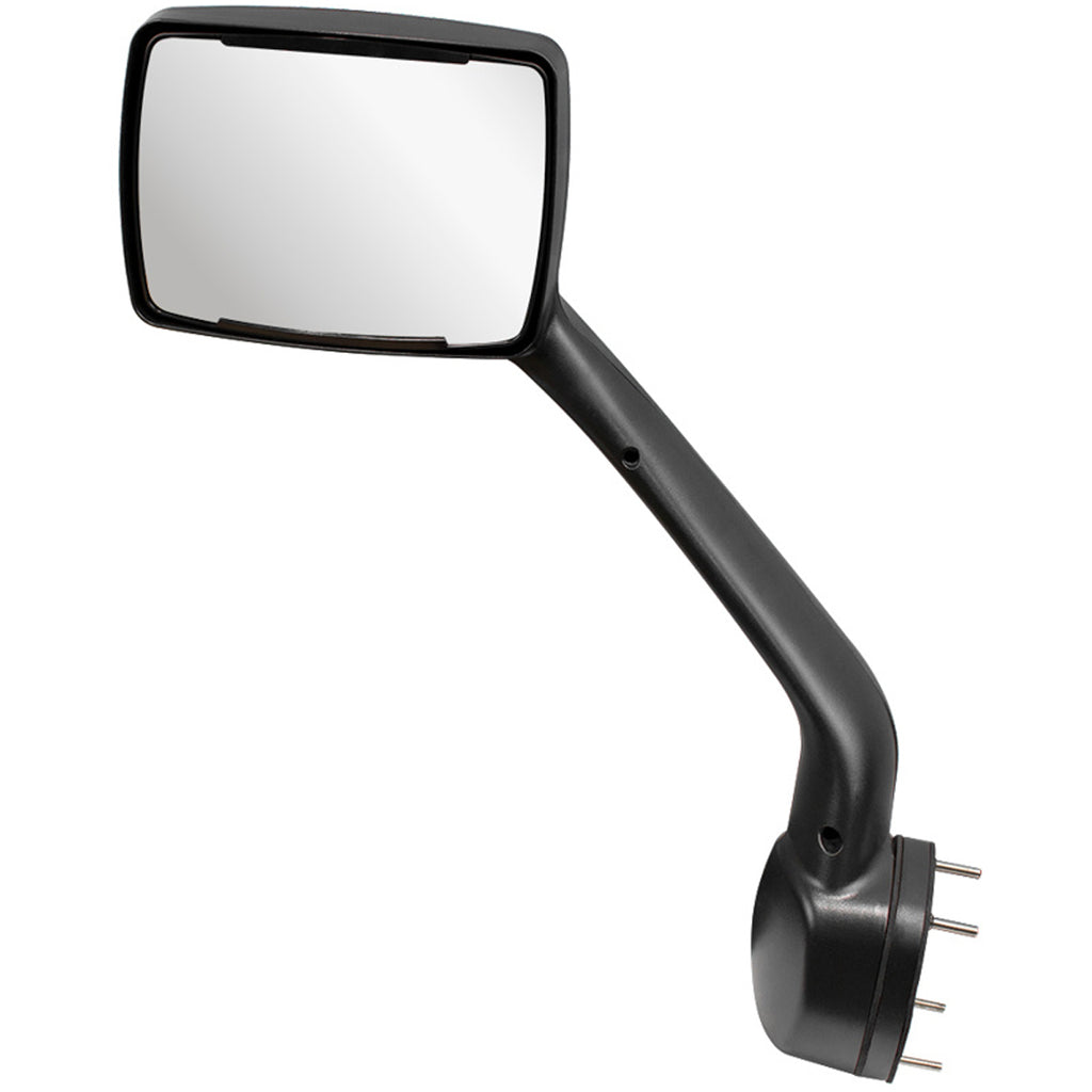 Chrome Hood Mirror Assembly W/ Sequential LED Turn Signal For 2013-2021 Kenworth T680 & Peterbilt 579 (Driver or Passenger Side)