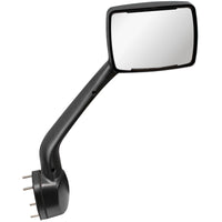 Chrome Hood Mirror Assembly W/ Sequential LED Turn Signal For 2013-2021 Kenworth T680 & Peterbilt 579 (Driver or Passenger Side)