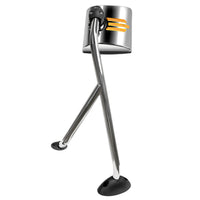 Stainless Steel Hood Mirror Assembly With Sequential LED Turn Signal For 2008-2017 International Prostar (Driver or Passenger Side)