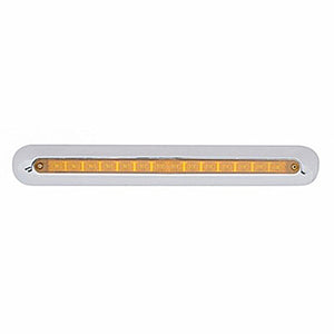 Freightliner 14 LED 12" Mirror Light Bar - Amber LEDs (Amber or Clear Lens)