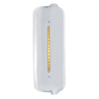 Mirror Cover With 14 LED 12" Light Bar For 2005 & Older Freightliner (Driver or Passengers Side )- Amber LEDs (Amber, Clear or Chrome Lens)