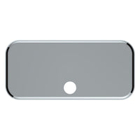 Chrome Plastic Upper Side Storage Door Cover For 2007-2018 Freightliner Cascadia