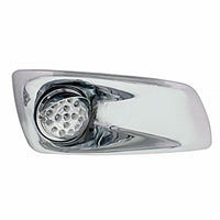 Fog Light Cover With Amber LED Clear Style Reflector Light & Visor For 2007-17 KW T660 - (Driver or Passenger Side)