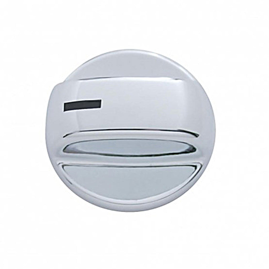 United Pacific - Chrome Plastic A/C Knob Cover For 2003-2017 Volvo VNL (3-Pack)