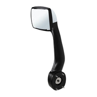 Chrome Hood Mirror For 2013-2021 Kenworth T680 & Peterbilt 579 (Driver or Passenger Side)