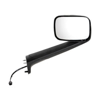 Chrome Hood Mirror With Heated Lens For 2018-2025 Freightliner Cascadia (Driver or Passenger Side)