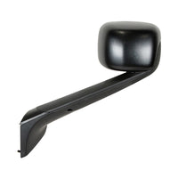 Black Hood Mirror With Heated Lens For 2018-2025 Freightliner Cascadia (Driver or Passenger Side)