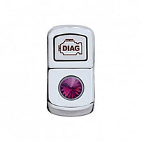 United Pacific - "Diagnostic" Rocker Switch Cover (Various Colored Crystals)