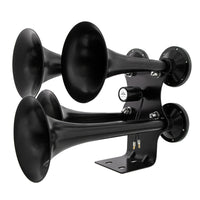 United Pacific - Black 4 Trumpets Air Powered Train Horn - Competition Series