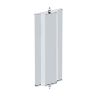 United Pacific - 6" X 16" 430 Stainless Steel West Coast Mirror With Convex Lower Mirror - Non Heated