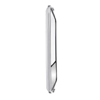 7" X 16" 430 Stainless Steel West Coast Style Mirror With Convex Lower Mirror - Non Heated