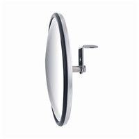 7-1/2" 430 Stainless Steel 320R Convex Mirror - Centered or Offset Mounting Stud