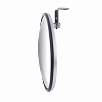 7-1/2" 430 Stainless Steel 320R Convex Mirror - Centered or Offset Mounting Stud