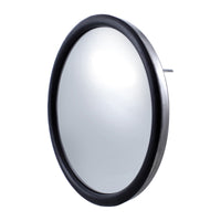 United Pacific - 8-1/2" Chrome 320R Convex Mirror - Centered or Offset Mounting Stud