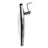 United Pacific - 8-1/2" Chrome 320R Convex Mirror - Centered or Offset Mounting Stud
