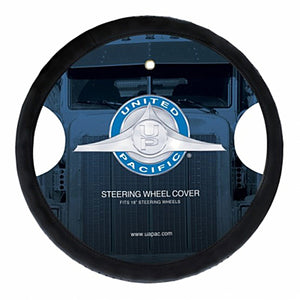 United Pacific - 18" Perforated Leather Steering Wheel Cover (Blue or Red)