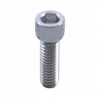 United Pacific - Chrome Plastic Socket Head Screw Caps For 1/4", 5/16" or 3/8" Screw (10-Pack)