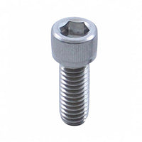 United Pacific - Chrome Plastic Socket Head Screw Caps For 1/4", 5/16" or 3/8" Screw (10-Pack)