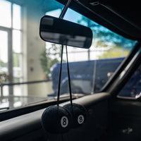 United Pacific - 3" Round Fuzzy 8-Ball (Pair)