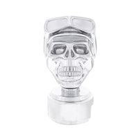 United Pacific - Skull Biker Gearshift Knob With 13/15/18 Speed Adapter (Chrome or Black)