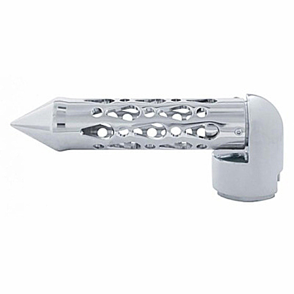 Brooklyn Style Spike Chrome Gearshift Knob With 13/15/18 Speed Adapter - Horizontal or Vertical
