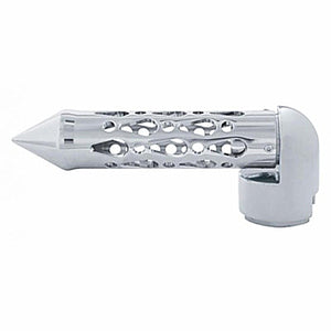 Brooklyn Style Spike Chrome Gearshift Knob With 13/15/18 Speed Adapter - Horizontal or Vertical