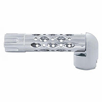 Austin Style Gun Cylinder Chrome Gearshift Knob With 13/15/18 Speed Adapter (Horizontal or Vertical)