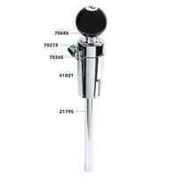 United Pacific - #8 Pool Ball Gearshift Knob With Glitter For 13/15/18 Speed Eaton Style Shifters
