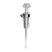 Skull Thread-On Gearshift Knob With 13/15/18 Speed Adapter (Chrome)