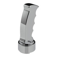 Thread-On Pistol Grip Gearshift Knob With Chrome 9/10 Speed Adapter (Chrome, Indigo Blue or Candy Red)