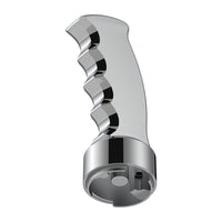 Thread-On Pistol Grip Gearshift Knob With Chrome 9/10 Speed Adapter (Chrome, Indigo Blue or Candy Red)